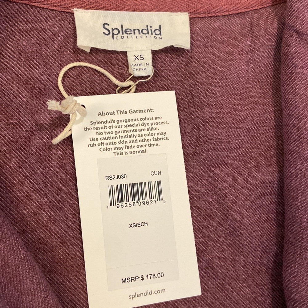 Splendid Purple Women's Jacket - Picture 7 of 9
